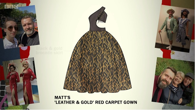 matt gown sketch